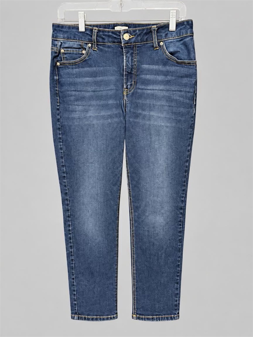 Time and Tru Mid Wash Ankle Skinny Jeans - 12 Short